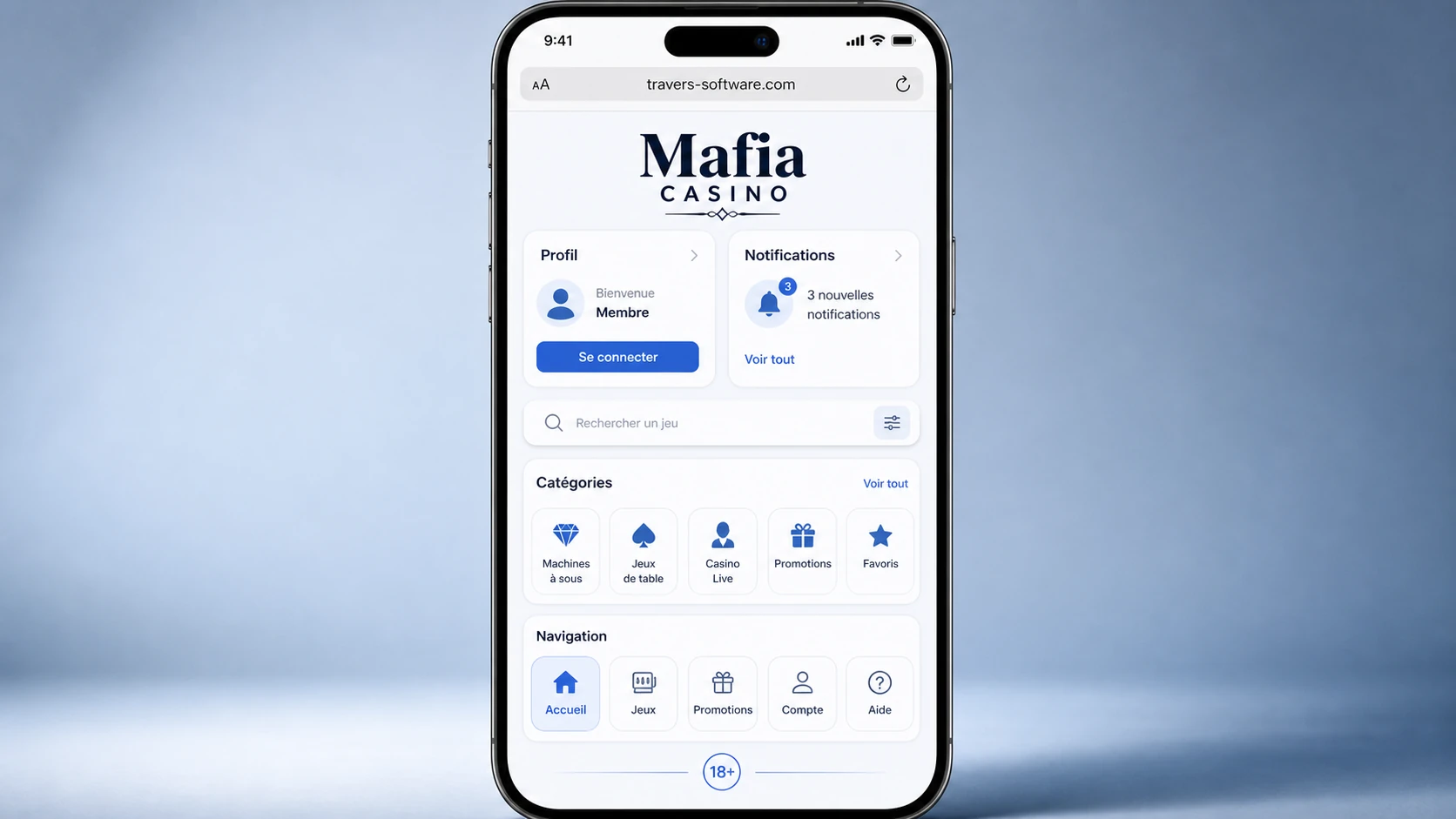 Fonctionnalités de la mafia casino app