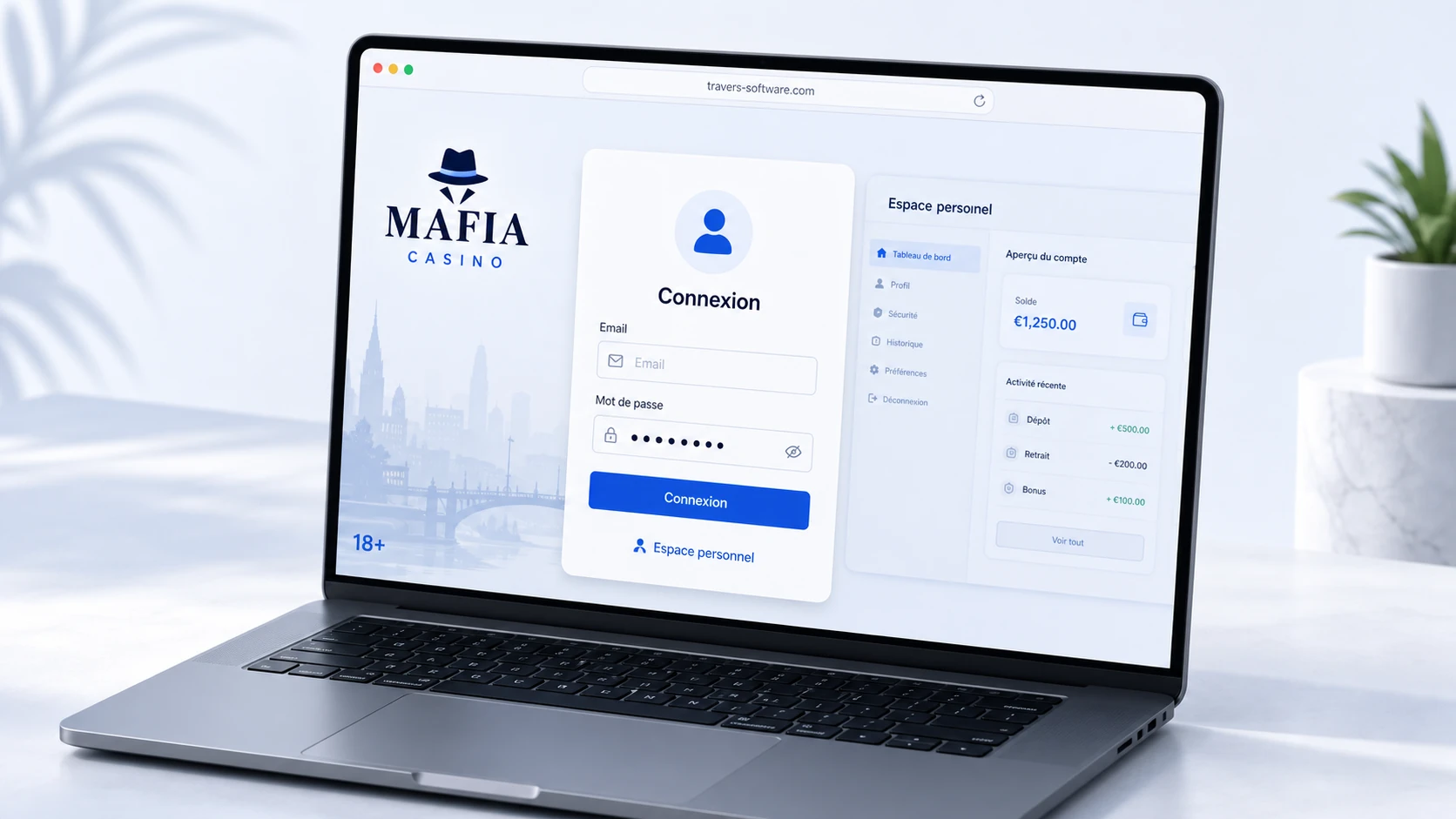 Mafia Casino login : une connexion pratique pour les utilisateurs inscrits