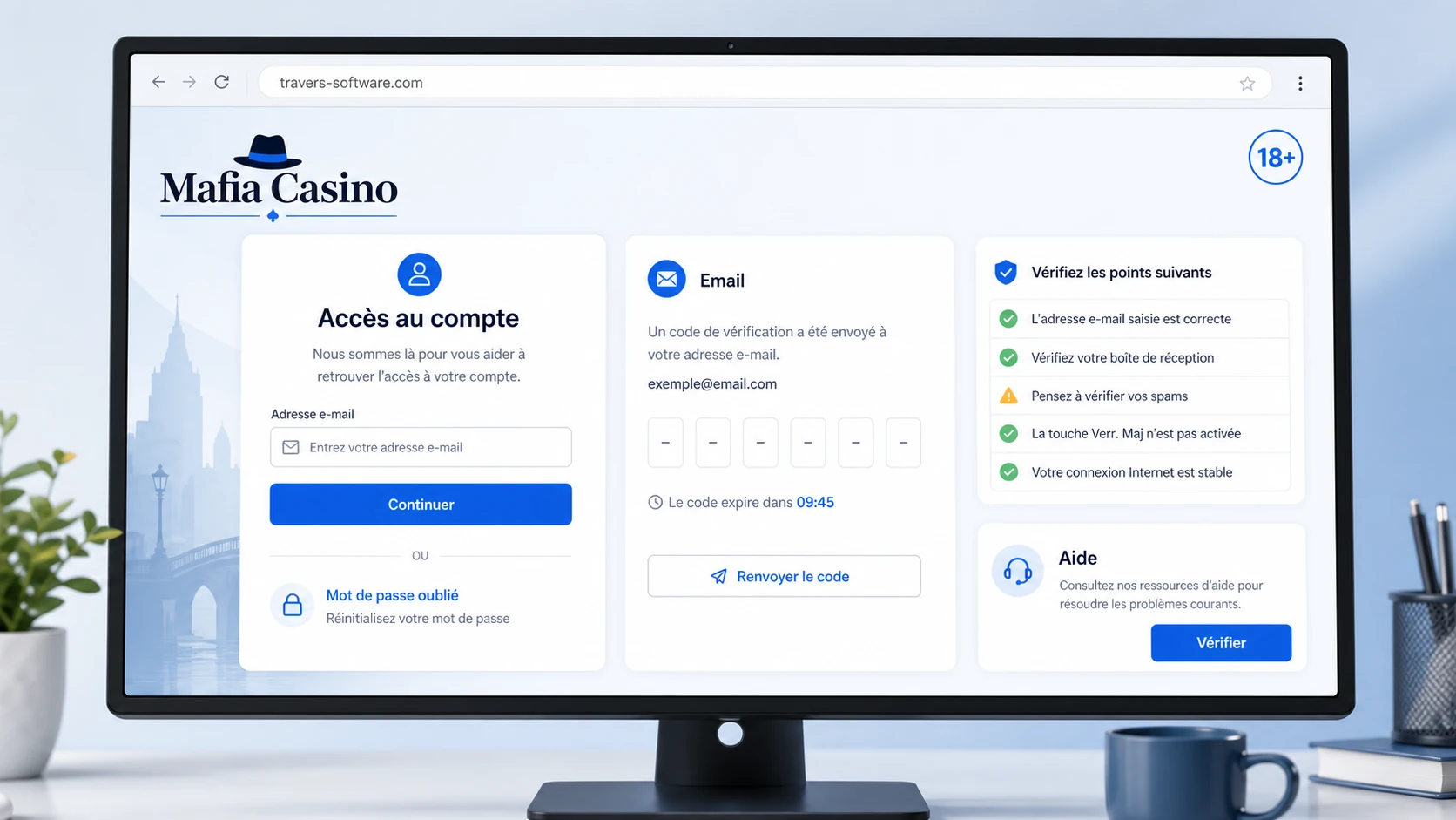 Connexion Mafia Casino : solutions en cas de problème d’accès