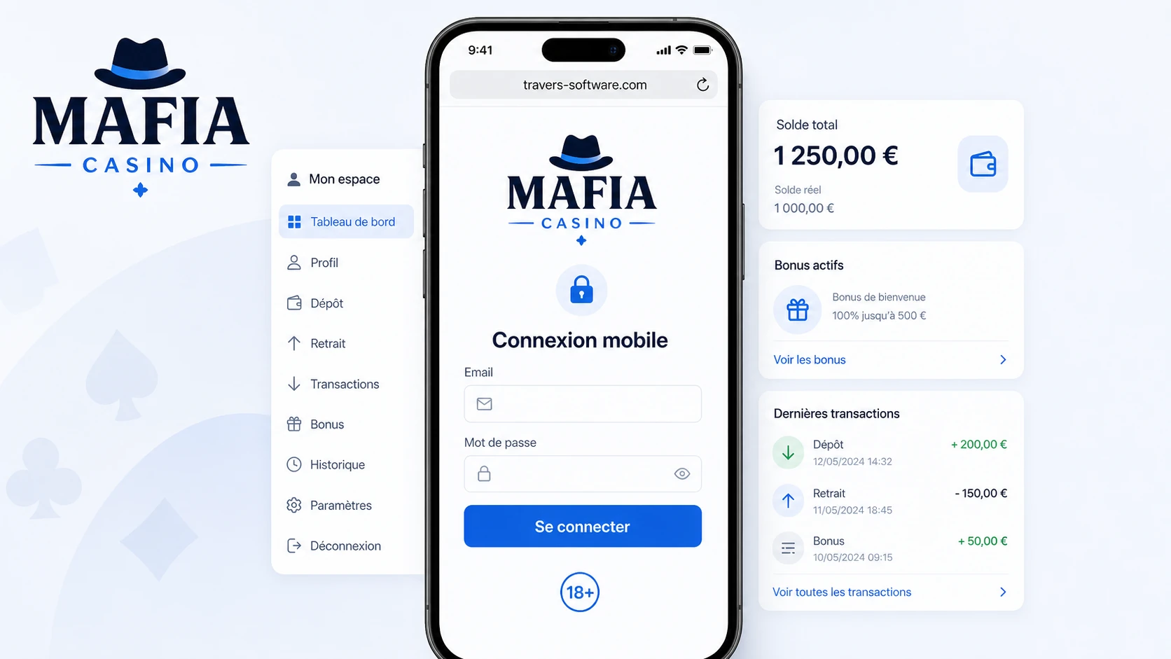 Mafia Casino Login sur smartphone : un accès adapté au mobile