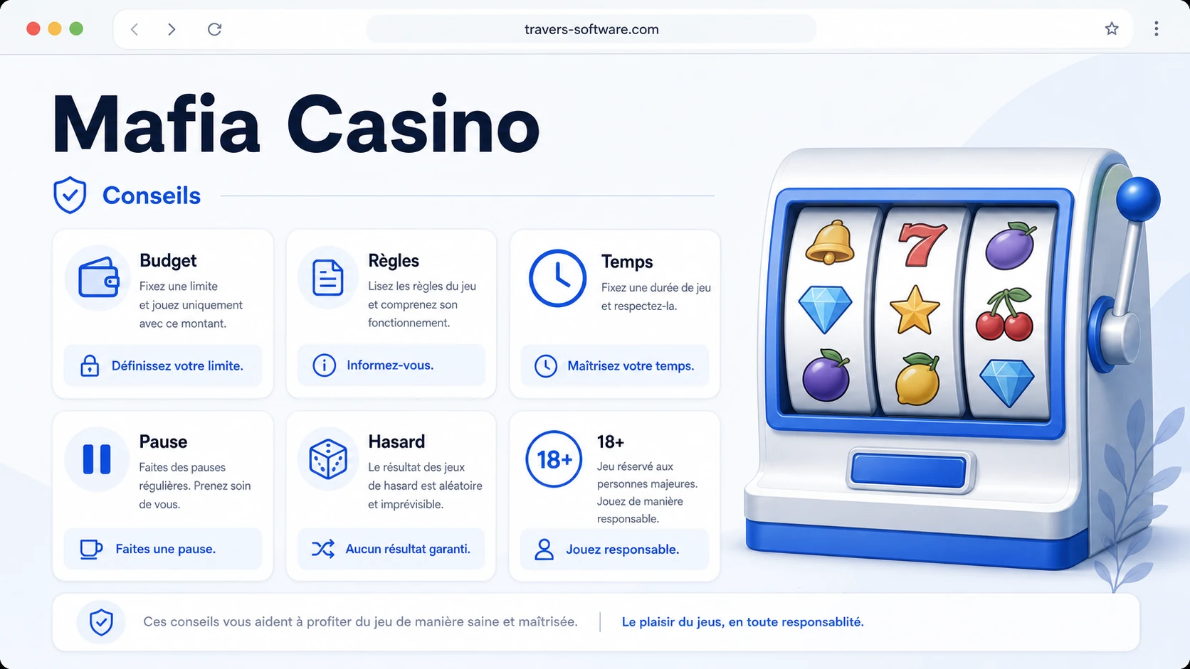 Conseils pour jouer aux machines à sous